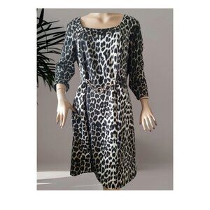 Cartise Animal Print Dress with Gold Chain Detail Dress Women's CAN 20 US 18